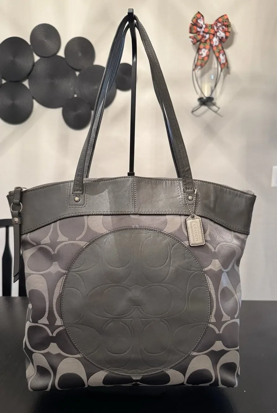 Coach Laura Signature Tote Bag